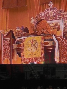 Klausens SERIELLO Der Dalai Lama in Frankfurt 30.7.2009 Commerzbank Arena