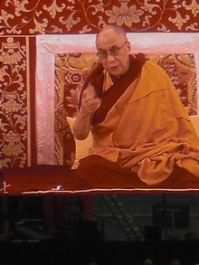 Klausens SERIELLO Der Dalai Lama in Frankfurt 30.7.2009 Commerzbank Arena