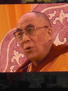 Klausens SERIELLO Der Dalai Lama in Frankfurt 30.7.2009 Commerzbank Arena