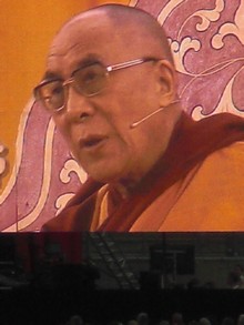 Klausens SERIELLO Der Dalai Lama in Frankfurt 30.7.2009 Commerzbank Arena