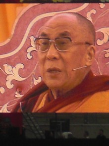 Klausens SERIELLO Der Dalai Lama in Frankfurt 30.7.2009 Commerzbank Arena